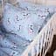 Комплект постільної білизни MirSon Бязь Kids Time 20-0037 Cute blue zebra 143x210 см (2200009639678) - мініатюра 2