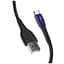 Дата кабель USB 2.0 AM to Micro 5P 1.0m led black ColorWay (CW-CBUM034-BK) - мініатюра 4