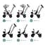 Дитячий триколісний велосипед Kinderkraft Aveo malachite grey (5902533922338) - мініатюра 11