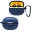 Чохол-накладка DK для Realme Buds T100 Silicone Candy Friendly з карабіном (016038) (dark blue) - мініатюра 1