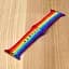 Ремешок силиконовый Rainbow для Apple Watch Sport Band 42/44 мм радуга размер S - миниатюра 2