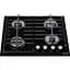 Варильна поверхня газова Borgio 6190-17 (Black Glass) FFD - мініатюра 2