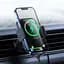 Автотримач із бездротовою зарядкою Baseus Halo Electric Wireless Charger 15W Black (SUDD000001) [82037] - мініатюра 7