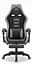 Компьютерное кресло Hell's HC-1039 Gray-Black (тканина) - миниатюра 1