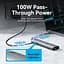 Док-станція USB3.2 Type-C - HDMI/USB3.0/USB2.0/RJ45/SD/TF/PD 100W Hub 8-in-1 Vention (TGUHB) - миниатюра 3