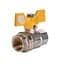 Кран кульовий прямий Solomon 1/2″ ВВ ЖБ PN40 B1007 - мініатюра 1