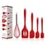 Набір кухонного приладдя kitchenWare 5 предметів Червоний - мініатюра 1