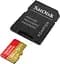 SanDisk Карта пам'яті microSD 64GB C10 UHS-I U3 R170/W80MB/s Extreme V30 + SD - мініатюра 2