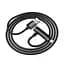 Кабель Hoco U135 IncЧервонийible 2 в 1charging data cable USB to iP/Type-C Чорний - мініатюра 3