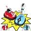 Игровой набор Sharper Image Road Rage speed bumpers (1240000481) - миниатюра 13