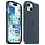 Оригінальний силіконовий чохол Apple Silicone Case MagSafe для iPhone 14 Plus (6.7") Storm Blue MPT53ZE/A - мініатюра 10