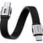Кабель Hagibis Flat USB 4 USB-C to USB-C 0.15m (UAF20E) [160292] - мініатюра 1