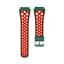 Силіконовий перфорований ремінець Watchbands для Samsung Galaxy Watch 3 45mm Samsung Galaxy Watch 46mm - зелено-червоний (WB008REDGREEN-2021-4) - мініатюра 2