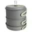 Набір посуду Bo-Camp Explorer XL 4 Pieces Hard Anodized Grey/Green (2200249), Сірий - мініатюра 13
