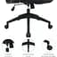 Офисное кресло OfficePro Balance OC550-B-B-B Black [148644] - миниатюра 14