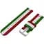 Тканевый ремешок Watchbands Cloth для Samsung Galaxy 3 45mm - красно-зеленый (WB007CLOTHREDGREEN345) - миниатюра 1