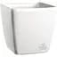 Вазон Plastkon Quadrato Flower Lover 34x34x32 см білий - мініатюра 1