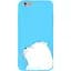 Чохол-накладка Toto Matt TPU 2 mm Print Case Apple iPhone 6/6s #57 Bear Tongue Sky Blue - мініатюра 1