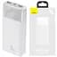 Зовнішній акумулятор Baseus Bipow 20000mAh (PPBD20K) білий - мініатюра 3