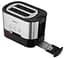 Тостер Ardesto T-K210, Steel Black, 1000W, 2 тости, 2 відділення, 10 режимів підсмажування, автоцентрування, кнопка скасування приготування, підігрів, підсвічення кнопок управління, функція додаткового підйому - мініатюра 3