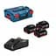 Набор аккумуляторов и зарядных устройств Professional GBA 3х18В Bosch hoz0014383 - миниатюра 2