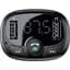 FM-трансмиттер Baseus FM Launcher S-09 Standart Edition 2.4A 2хUSB-A Black (CCMT000001) [96092] - миниатюра 1