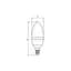 Лампочка Eurolamp LED CL 8W E14 4000K 220V (LED-CL-08144(P)) - мініатюра 3