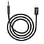 Кабель Hoco UPA13 Pisces Cable Sound source series Apple digital audio 1A 1m Black - миниатюра 1