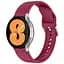 Ремешок для Samsung Galaxy Watch 6 - темно красный ширина крепления 20мм силикон размер L Watchbands OneLine (W64564566) - миниатюра 1