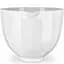 Чаша KitchenAid 5KSM2CB5PWS керамічна, з ручкою, текстурована 4.7 л біла (5KSM2CB5PWS) - мініатюра 2