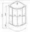 Душовий бокс без гідромасажу Mixxus Strong SB01-90x90x215-GR Satin з високим піддоном MI6885, Хром матовый, тонований, хром матовий - мініатюра 5