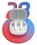 Беспроводные наушники MiiiW Tone Cube TWS MW23W11 White - миниатюра 3