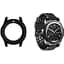 Комплект Watchbands: силіконовий ремінець double чорний + чохол чорний Samsung Gear S3 Frontier Samsung Galaxy 46mm (WBKW-46-1-2-1) - мініатюра 1