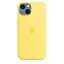 Чохол Silicone Case з MagSafe для Apple iPhone 13 (6.1) (Lemon Zest) ААА [69876] - мініатюра 7