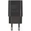 Мережевий зарядний пристрій Florence 1USB 2A Black - мініатюра 2