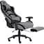 Геймерське крісло GT Racer X-2534-F Fabric Gray/Black Suede [121429] - мініатюра 5