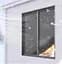 Штора для утеплення вікон на липучках Срібло H 260 x 125 см - мініатюра 2