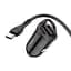 Автомобільний зарядний пристрій 1USB + Type-C Hoco NZ2 Link PD30W+QC3.0 Black + Cable Type-C to Type-C 1m - мініатюра 2