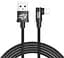 Кабель Baseus MVP Elbow L Shape Cable USB to Lightning 1.5A 2m CALMVP-A01 Black - мініатюра 1