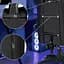 Крісло геймерське Yato Player з підставкою для ніг та масажем Blue/Black (100002) - мініатюра 9