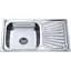 Мойка кухонная ZERIX Z7848-08-180E satin (ZX1604) - миниатюра 1