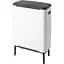 Бак для мусора Brabantia Bo Touch Bin Hi белый 2x30 л (130601) - миниатюра 2