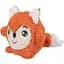 Игрушка Trixie для собак Лиса с эффектом памяти полиэстер оранжевая 11 см - миниатюра 1