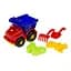 Дитяча машинка Самоскид "Тотошка" №2 Colorplast 0176(Red) лопатка, грабельки, 2 пасочки - мініатюра 1