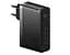 Мережевий зарядний пристрій Baseus GaN5 Pro Fast Charger 2C+U + Cable Type-C to Type-C 140W CCGP100201 Black - мініатюра 1