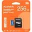 Карта пам'яті ADATA MicroSDXC Premier 256Gb Class 10 UHS-1 A2 + SD адаптер (AUSDX256GUICL10A1-RA1) [162344] - мініатюра 3