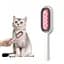 Щітка для тварин Pet Gravity Pet Grooming Comb 4в1 для сухого та вологого вичісування собак та котів рожевий - мініатюра 3