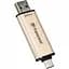 USB флеш накопитель Transcend 256GB JetFlash 930 Gold-Black USB 3.2/Type-C (TS256GJF930C) - миниатюра 4