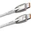 Кабель Baseus Glimmer Series Fast Charging USB-C to USB-C 100w 2m White (CADH000802) [127951] - мініатюра 3
