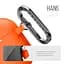 Силіконовий чохол для навушників Apple AirPods Pro, Hang Case, помаранчевий, ультратонкий захисний кейс товщиною 2 мм, захист від подряпин, пилу та ударів, компактний, з карабіном для кріплення, ArmorStandart (ARM56065) - мініатюра 4